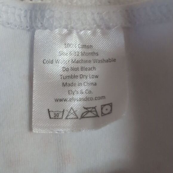 Ely's&Co 6-12 Month Pink and White Cotton Zippered Sleep Sacks, set of 2 - Picture 13 of 16